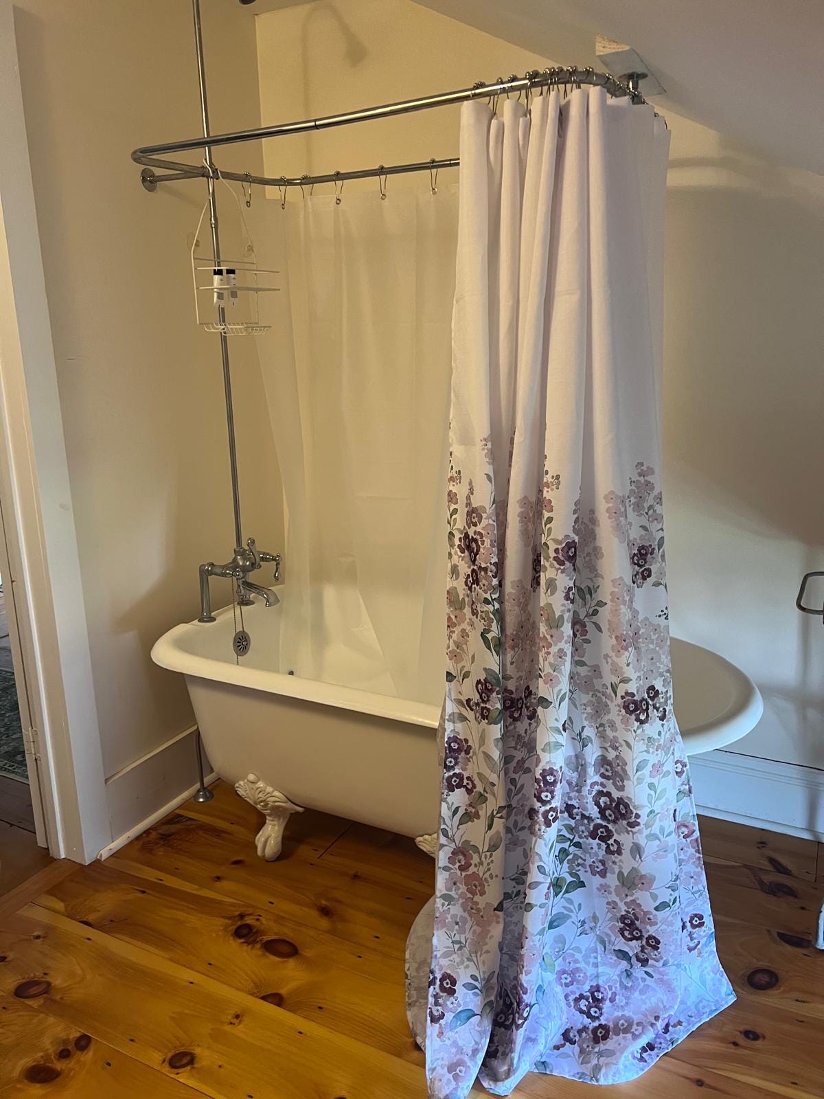Farmhouse bathroom at Ashridge Estate — period fixtures and original tile
